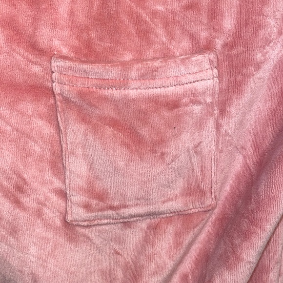 Fashion Nova Medium Pink Velour Romper Suit - Picture 11 of 14